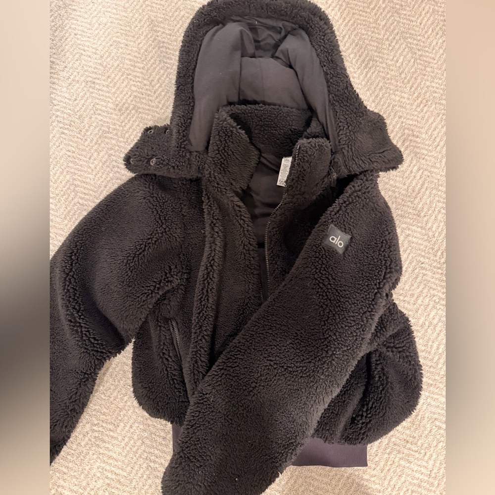 Alo yoga black Sherpa jacket